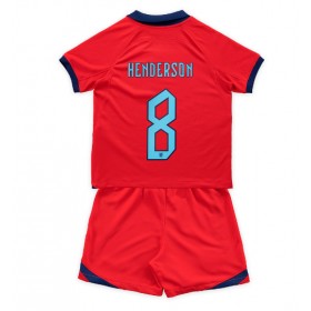 England Jordan Henderson #8 Borta Kläder Barn VM 2022 Kortärmad (+ Korta byxor)